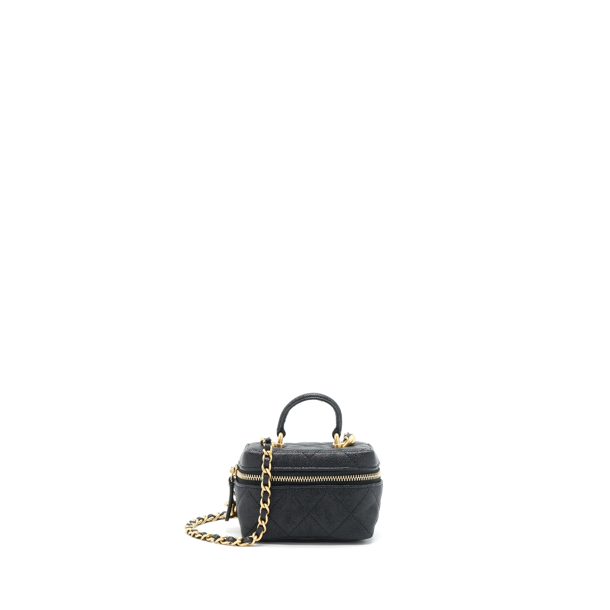 chanel-top-handle-mini-zipper-soft-vanity-with-chain-black-ghw