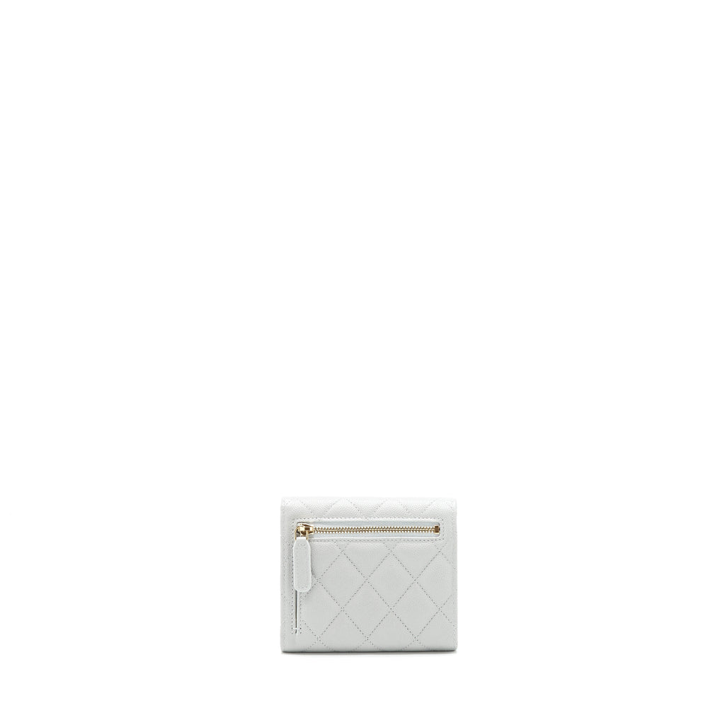 chanel-classic-small-flap-wallet-caviar-grey-lghw