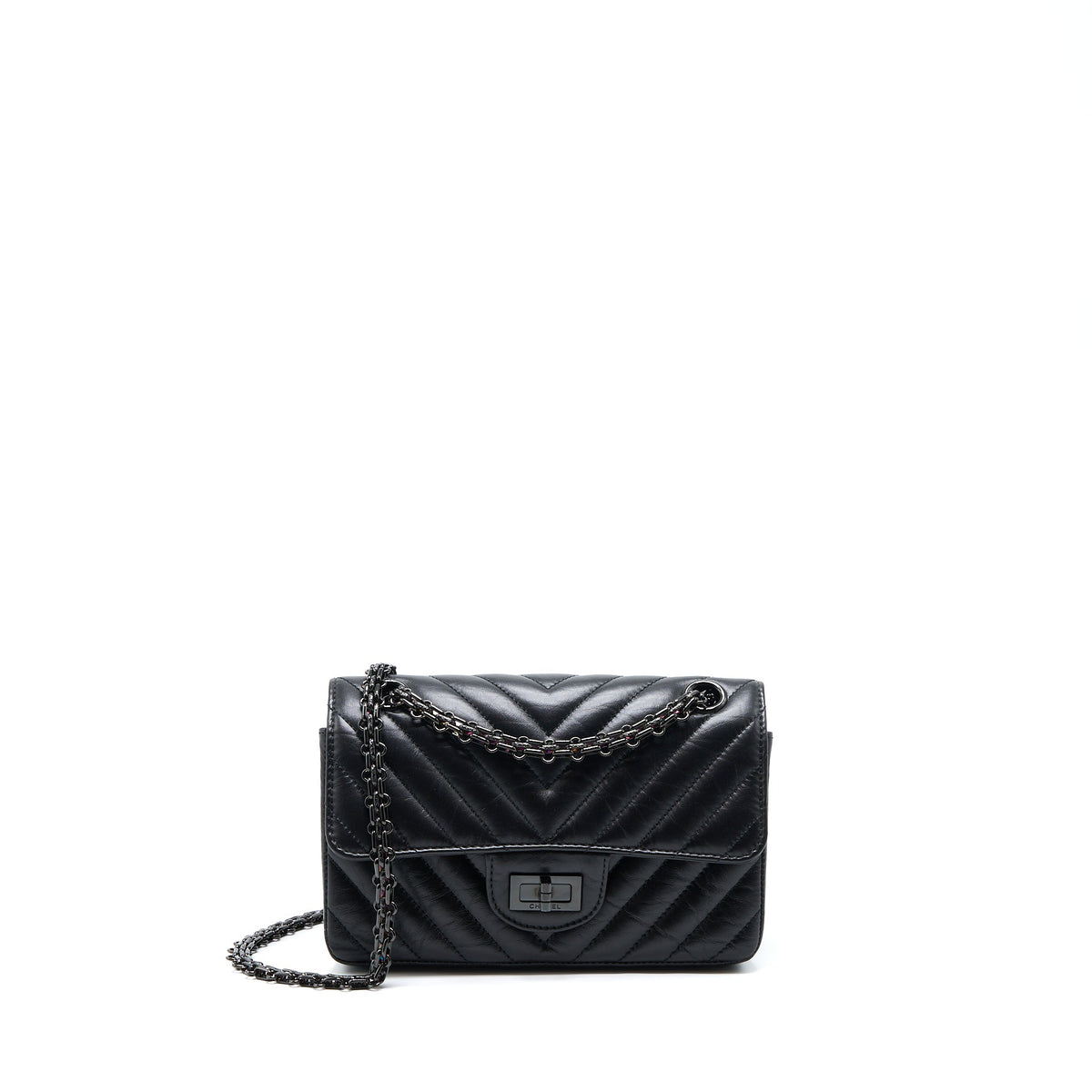 chanel-mini-2-55-reissue-chevron-calfskin-so-black