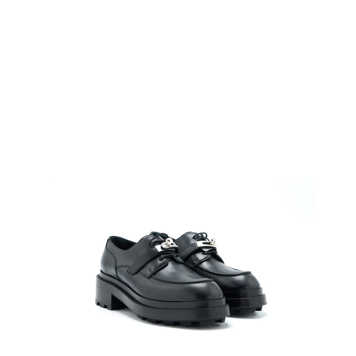 hermes-size-38-richelieu-derby-first-loafer-glace-black-shw
