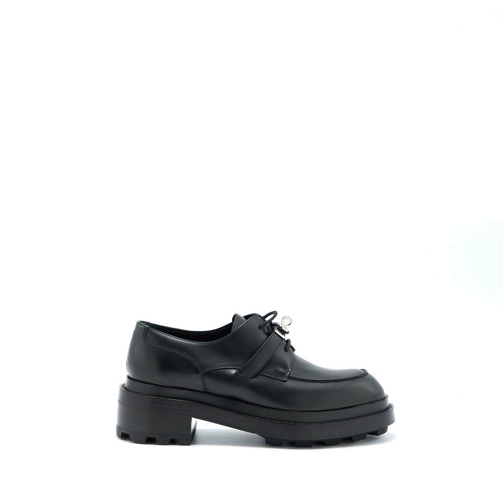 hermes-size-38-richelieu-derby-first-loafer-glace-black-shw