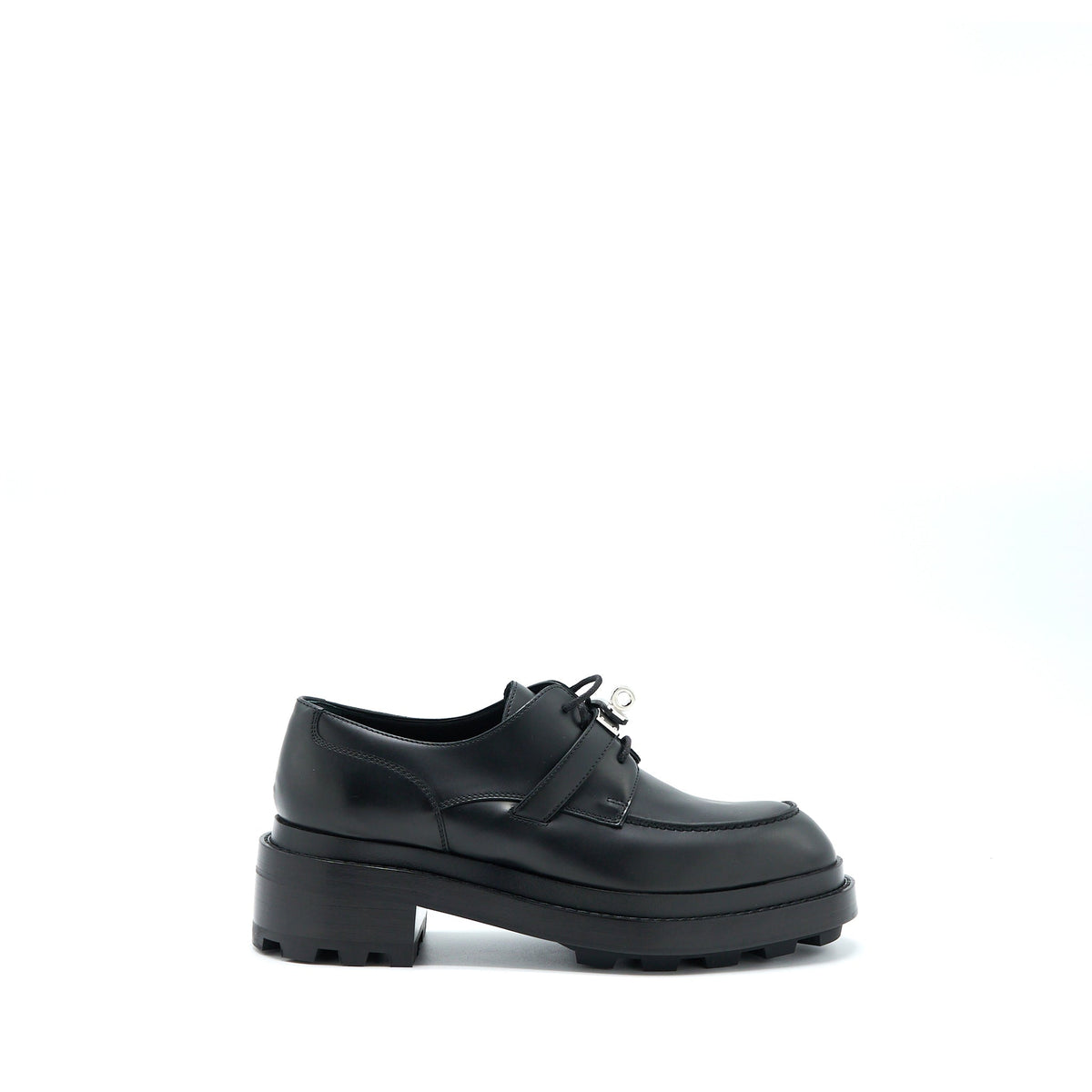 hermes-size-38-richelieu-derby-first-loafer-glace-black-shw