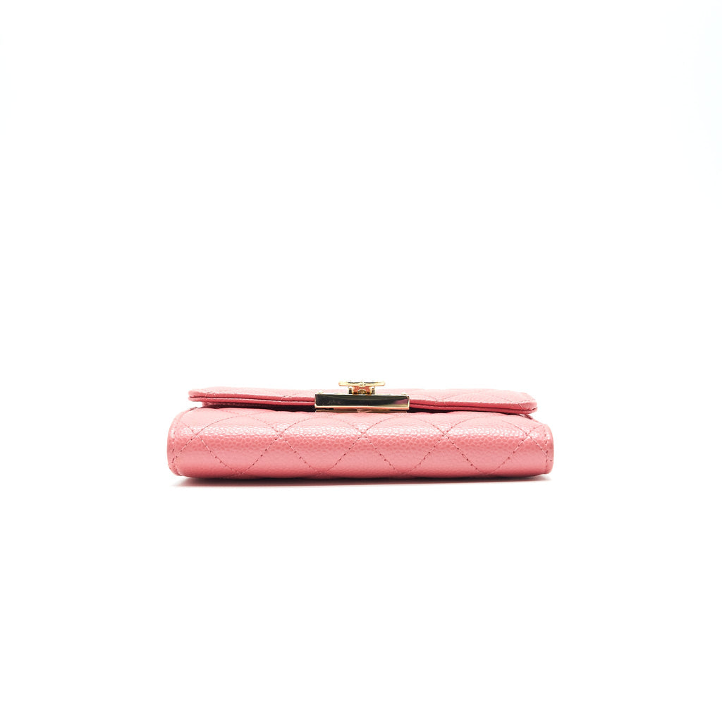 chanel-caviar-medium-flap-wallet-rose-pink-with-gold-cc-logo