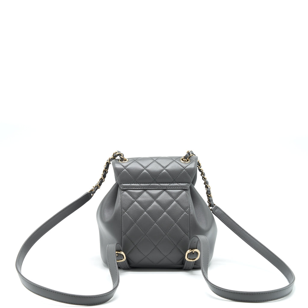 chanel-mini-duma-backpack-lambskin-grey-lghw-microchip