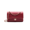 chanel-medium-classic-double-flap-caviar-raspberry-red-with-lghw-1