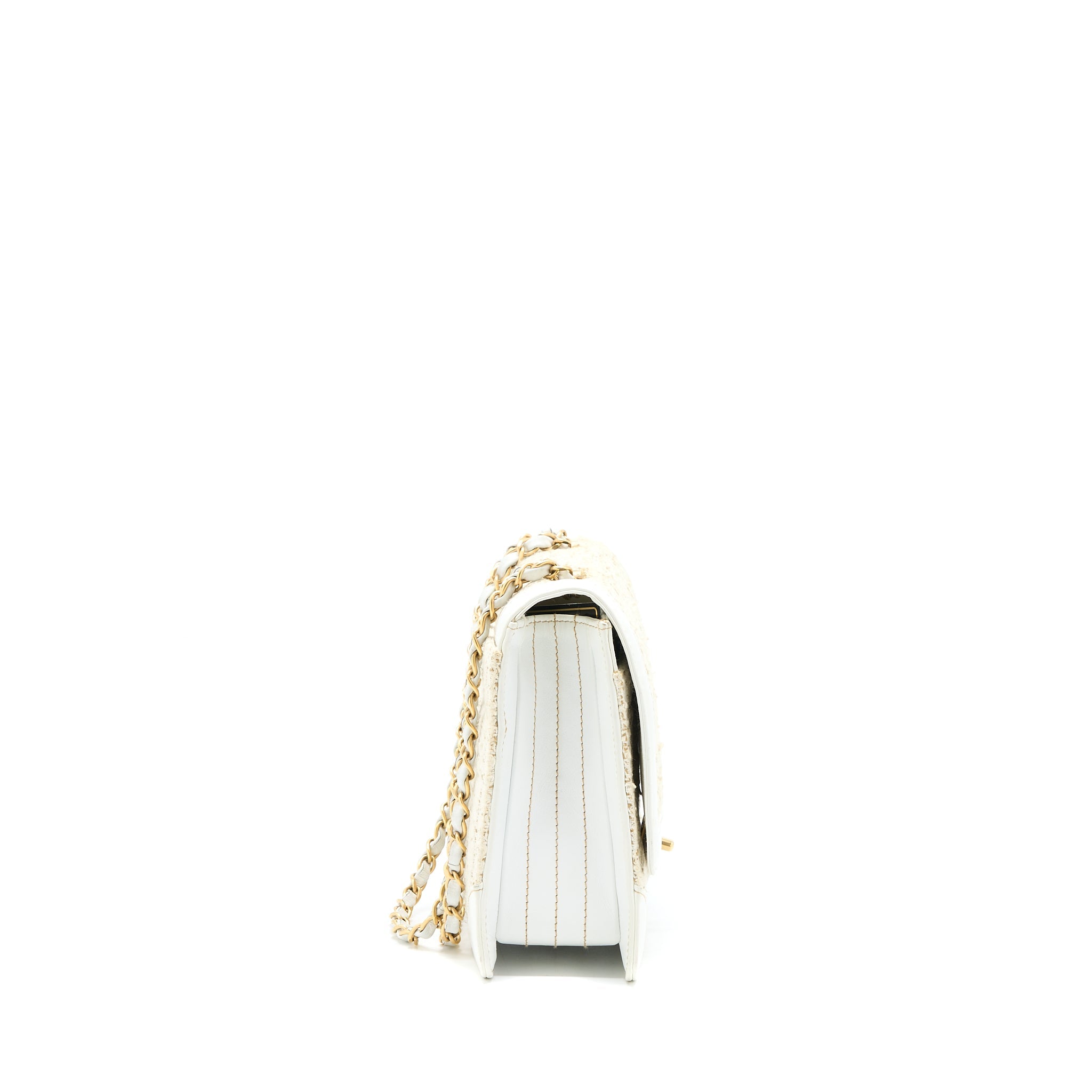 chanel-vintage-flap-bag-tweed-leather-white-ghw