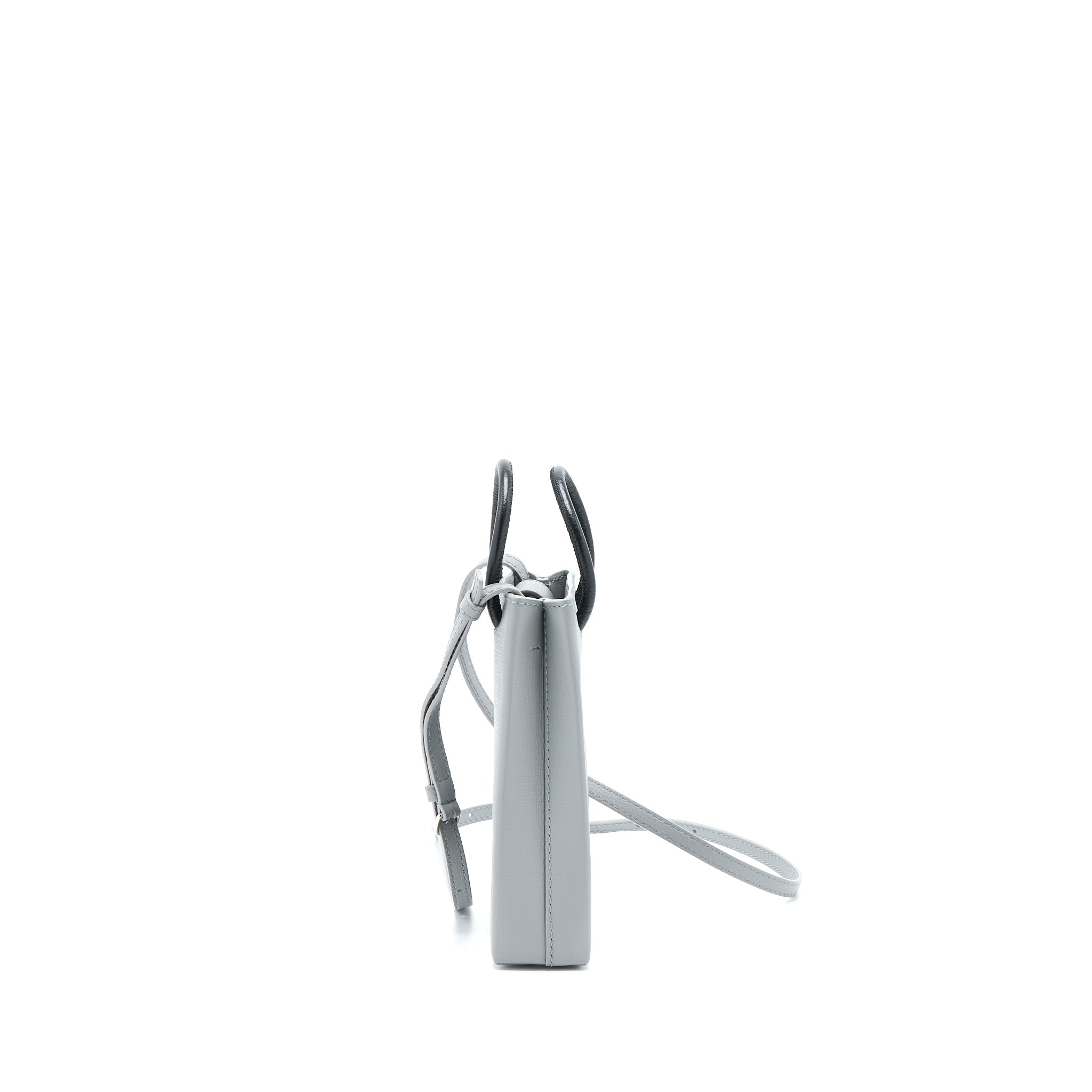 balenciaga-mini-shopping-phone-pouch-grey-shw