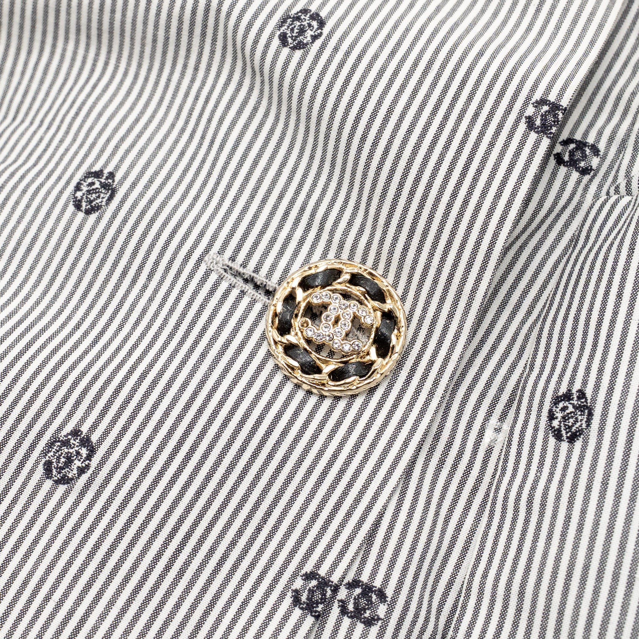 chanel-size-34-22s-pinstripe-with-embroidered-logos-midi-skirt-cotton-black-white