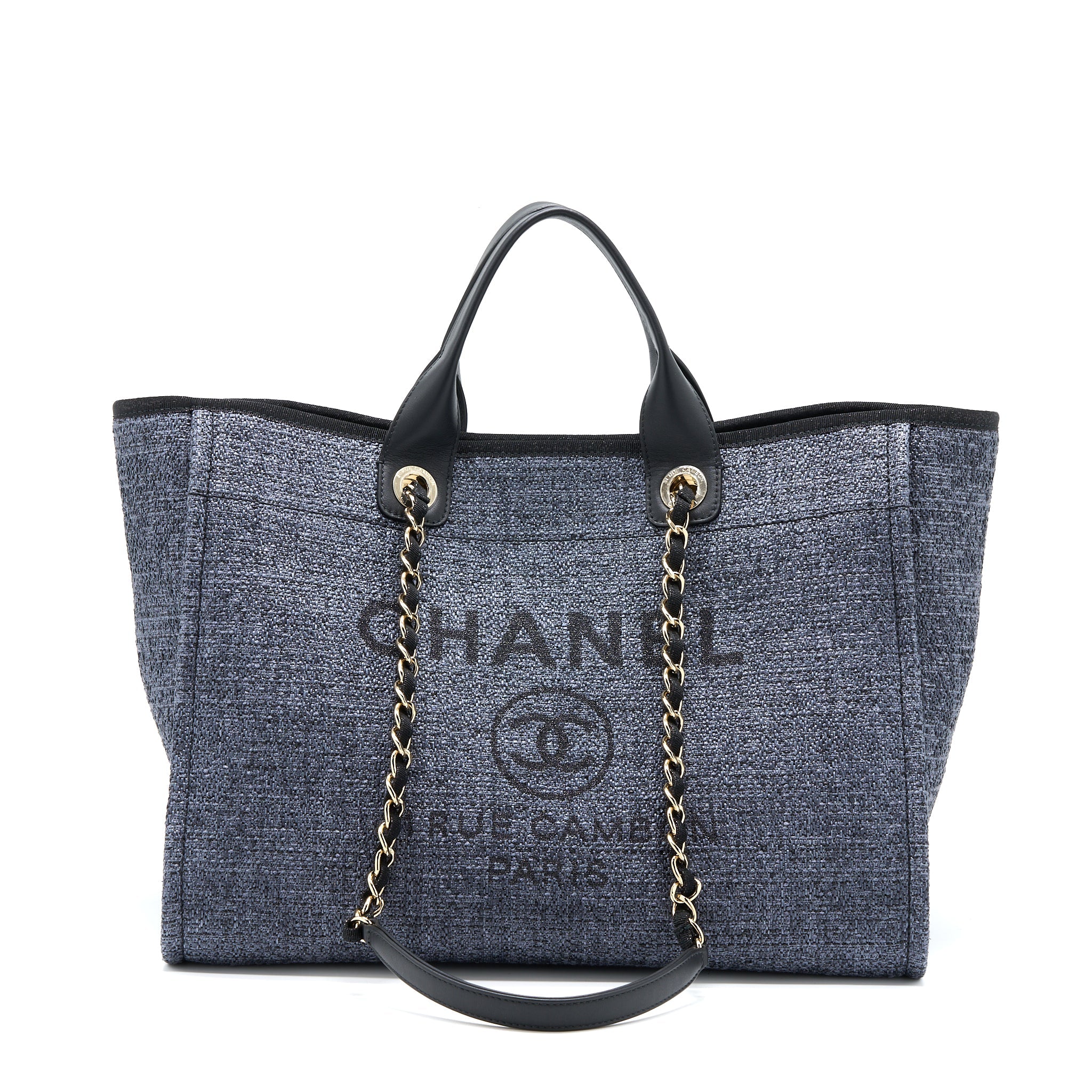 chanel-deauville-tote-bag-tweed-dark-grey-black-ghw-microchip