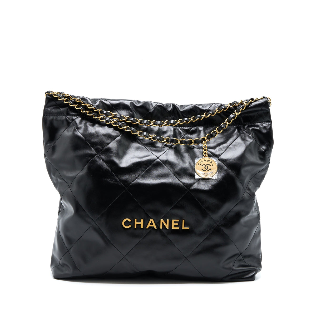 chanel-medium-22-bag-shiny-calfskin-black-ghw-microchip