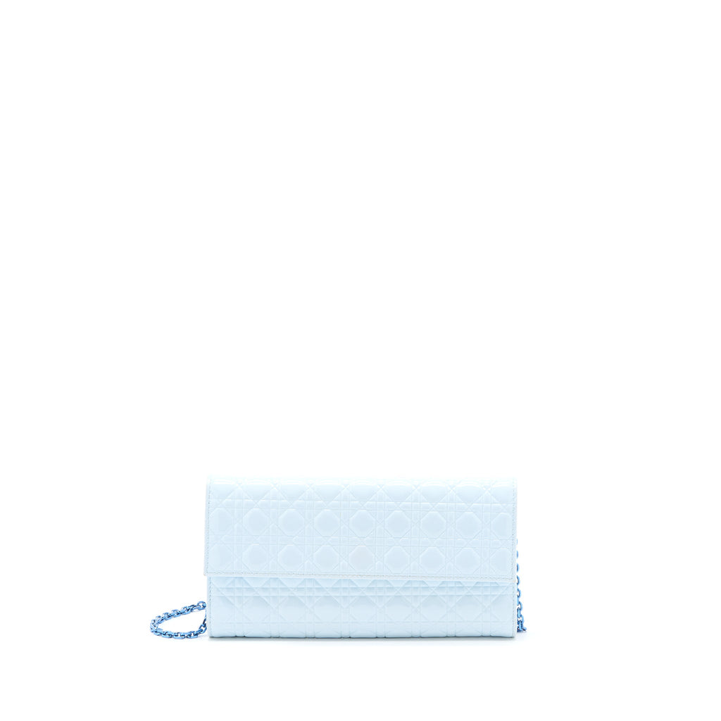 dior-flap-wallet-with-chain-patent-light-blue-with-blue-hardware