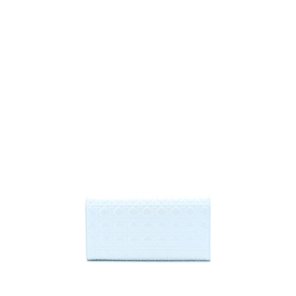 dior-flap-wallet-with-chain-patent-light-blue-with-blue-hardware