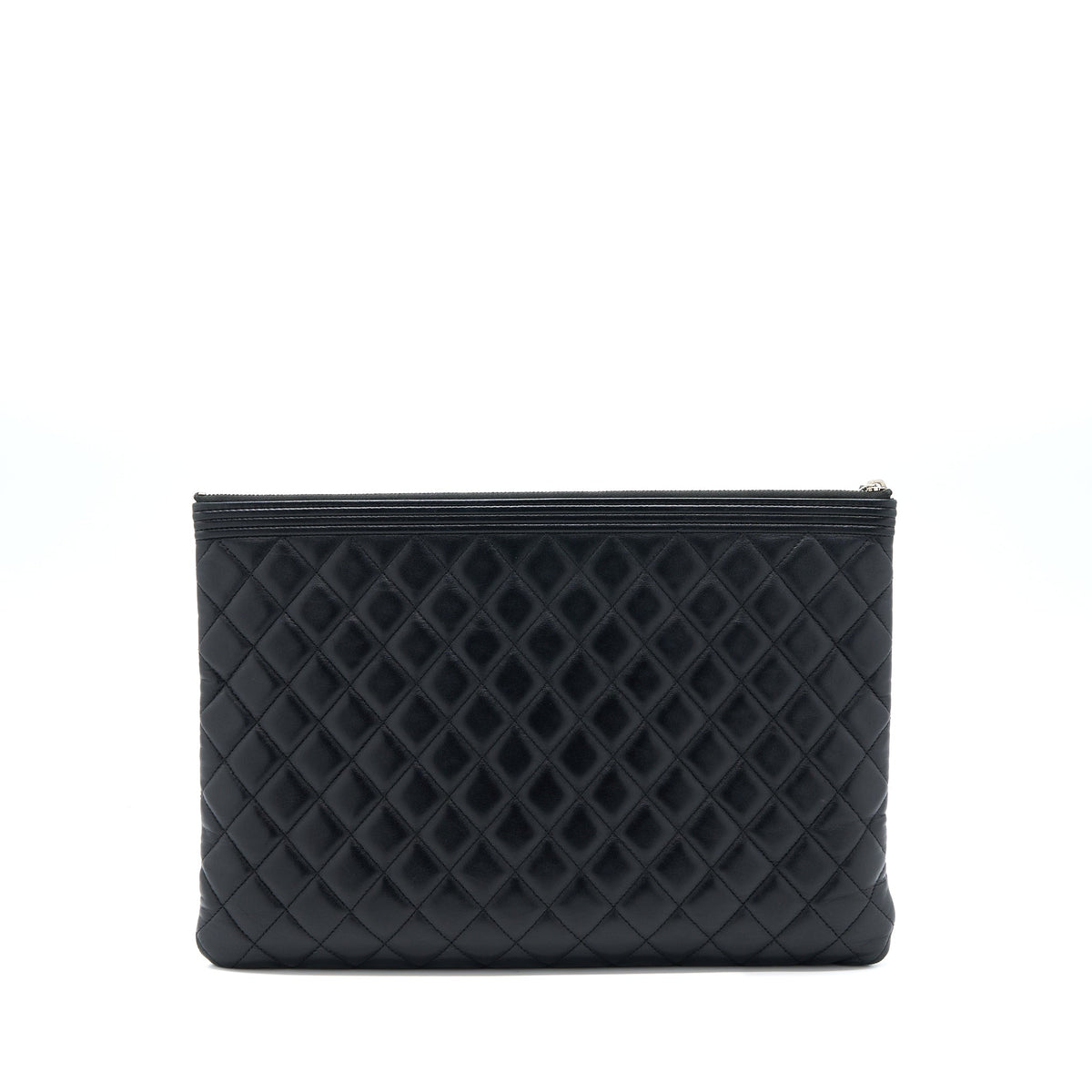 chanel-boy-clutch-lambskin-black-shw