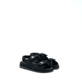 chanel-size-36-dad-sandals-crystal-logo-fabric-black