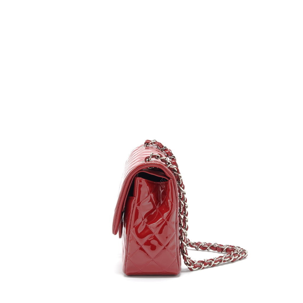 chanel-jumbo-classic-flap-bag-patent-red-shw