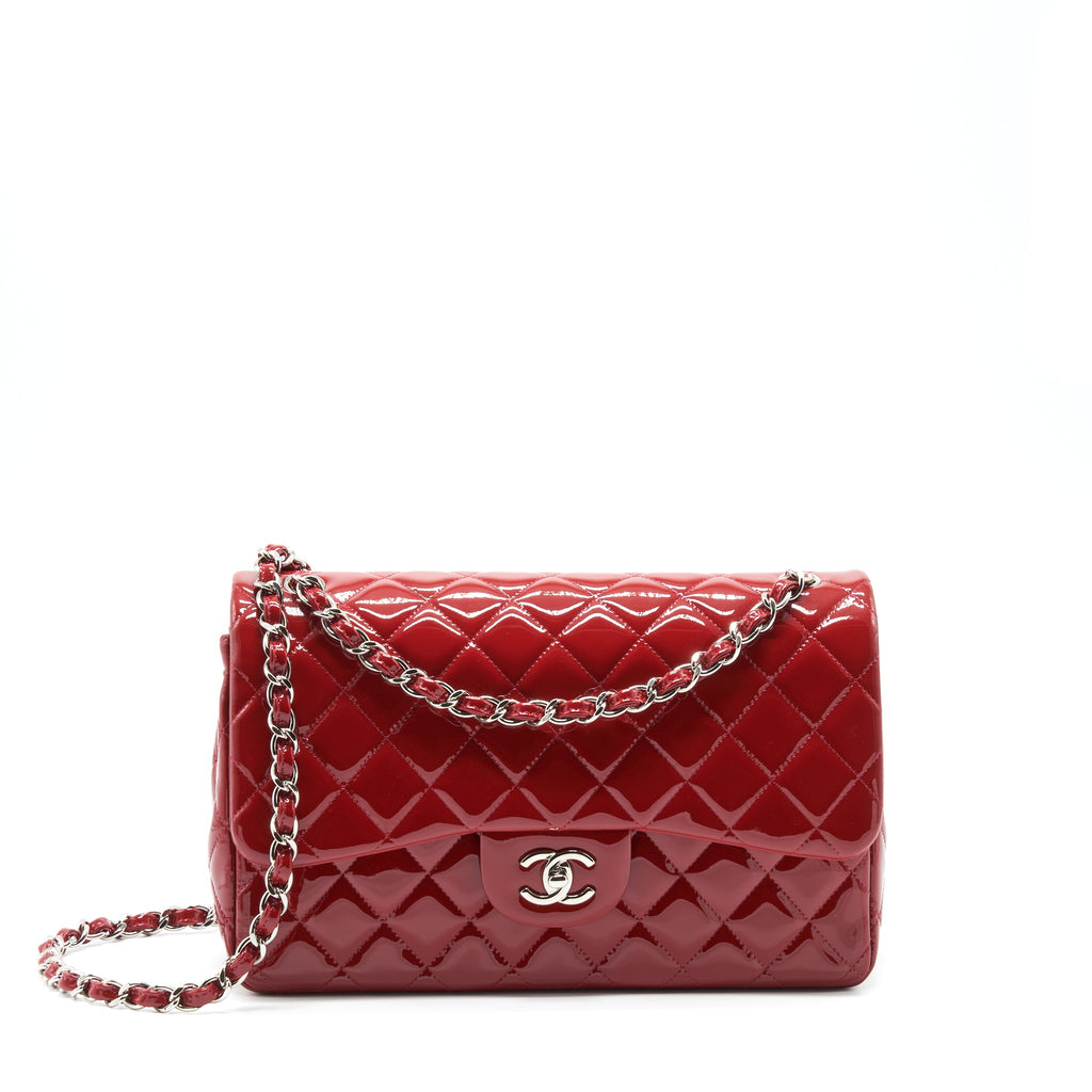 chanel-jumbo-classic-flap-bag-patent-red-shw