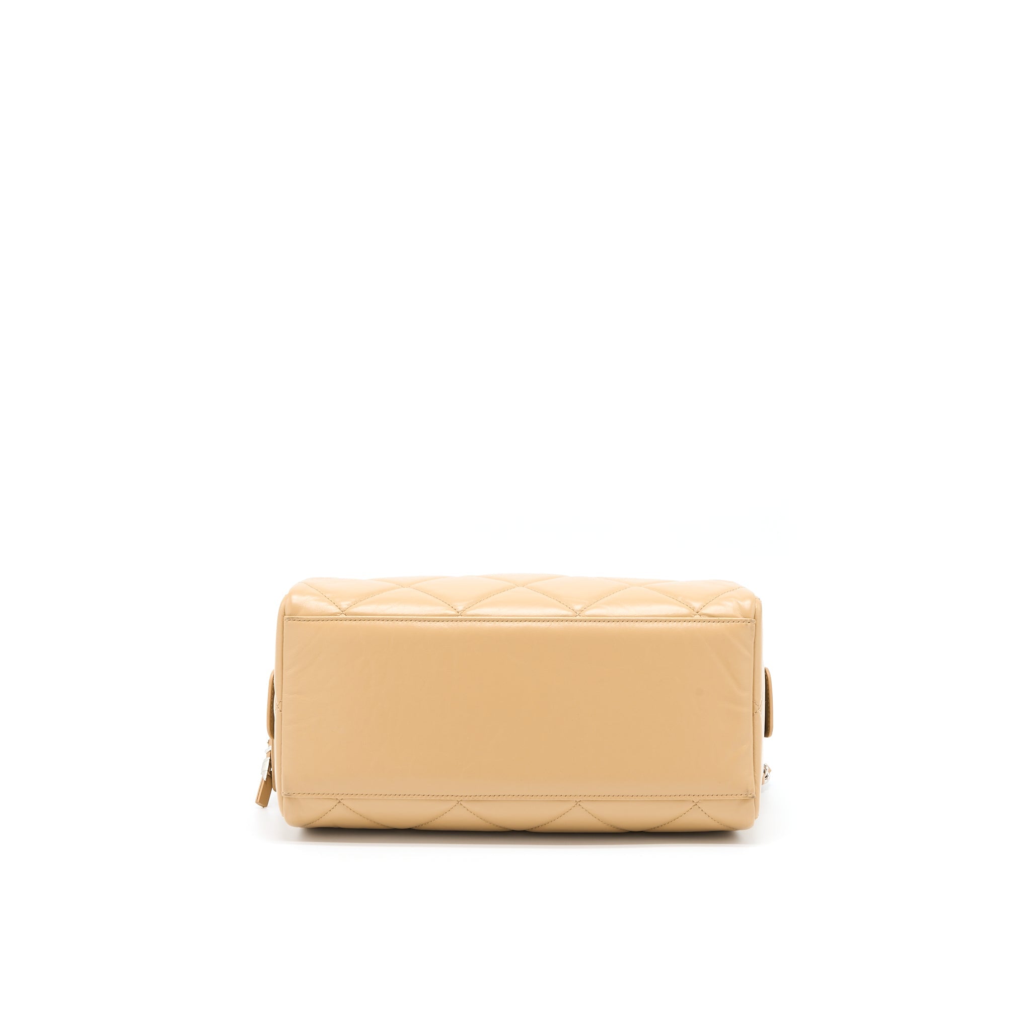 chanel-bowling-bag-aged-calfskin-beige-shw