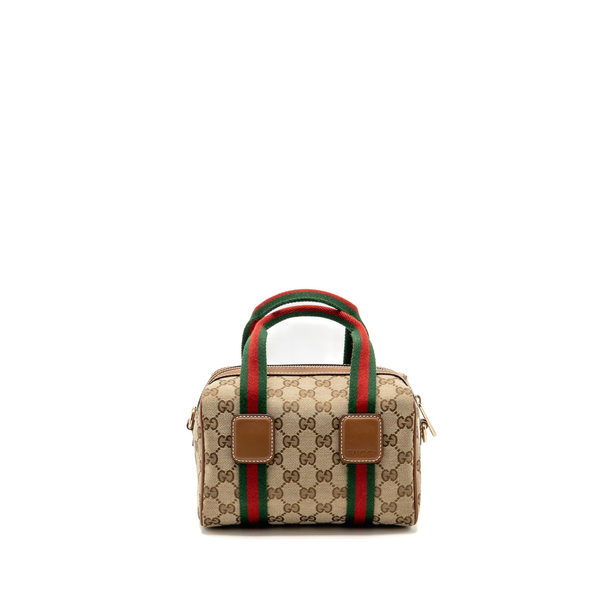 gucci-mini-gg-handbag-gg-canvas-leather-ebony-brown-ghw-1
