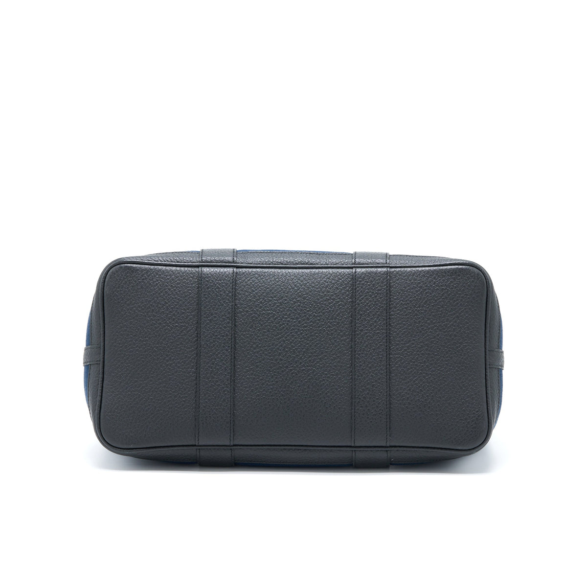 hermes-garden-party-36-pockets-bleu-marine-black-shw-stamp-x