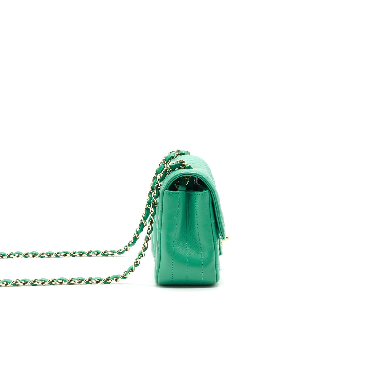 chanel-chevron-mini-rectangular-green-with-lghw