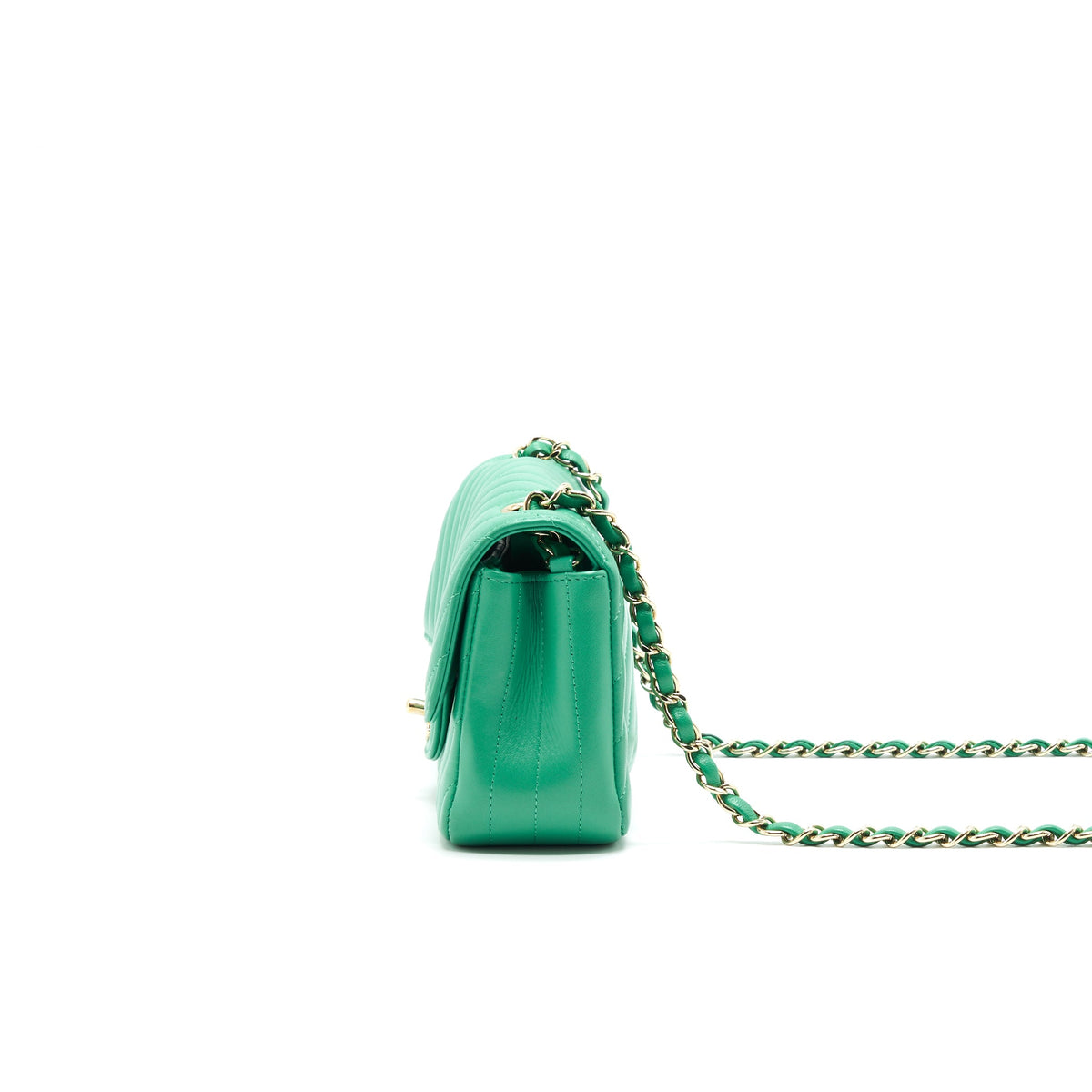 chanel-chevron-mini-rectangular-green-with-lghw
