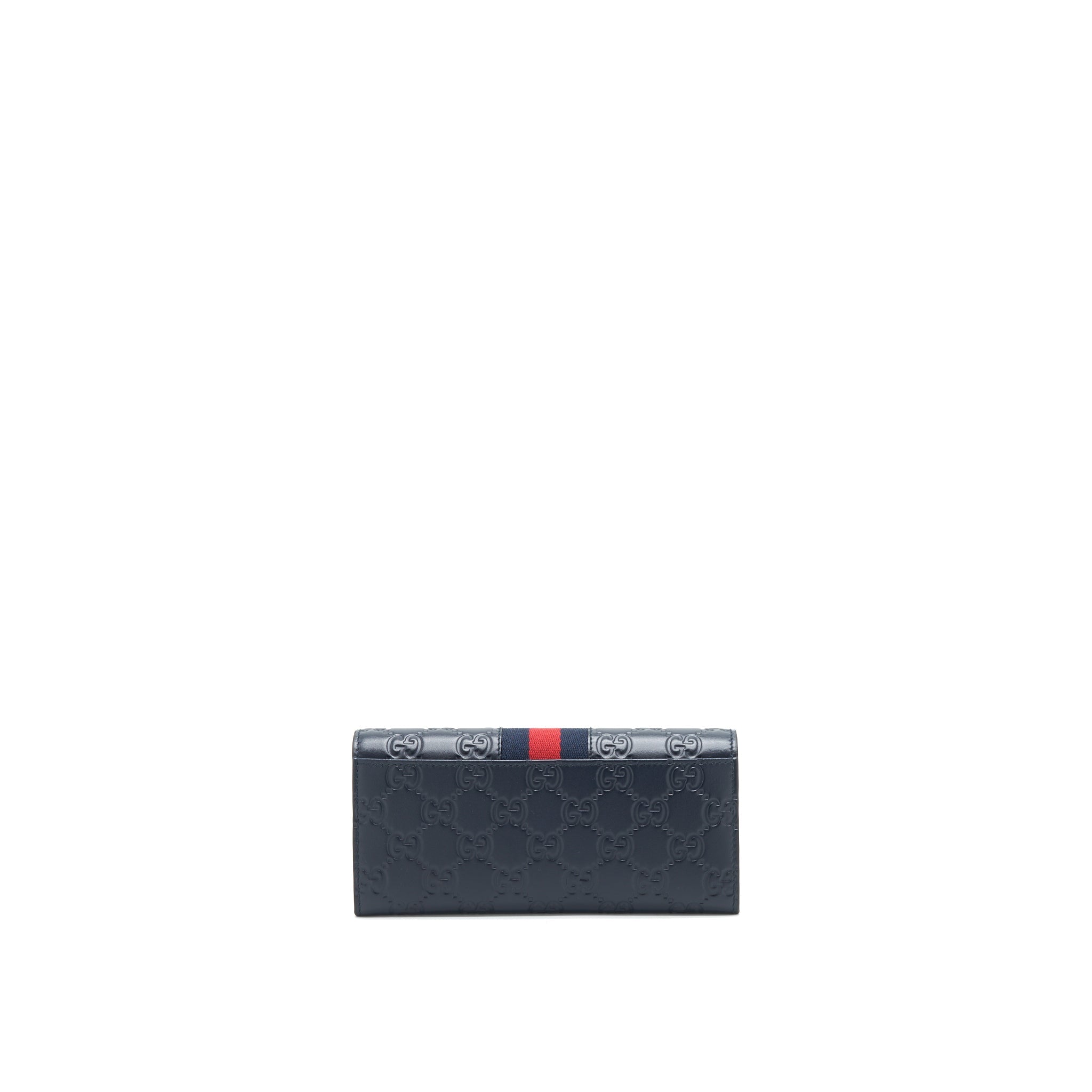 gucci-mens-signature-web-leather-long-wallet-in-dark-navy-1