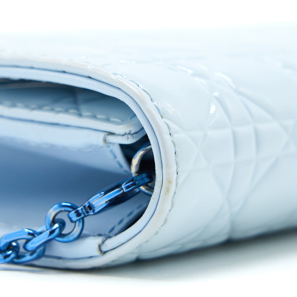 dior-flap-wallet-with-chain-patent-light-blue-with-blue-hardware