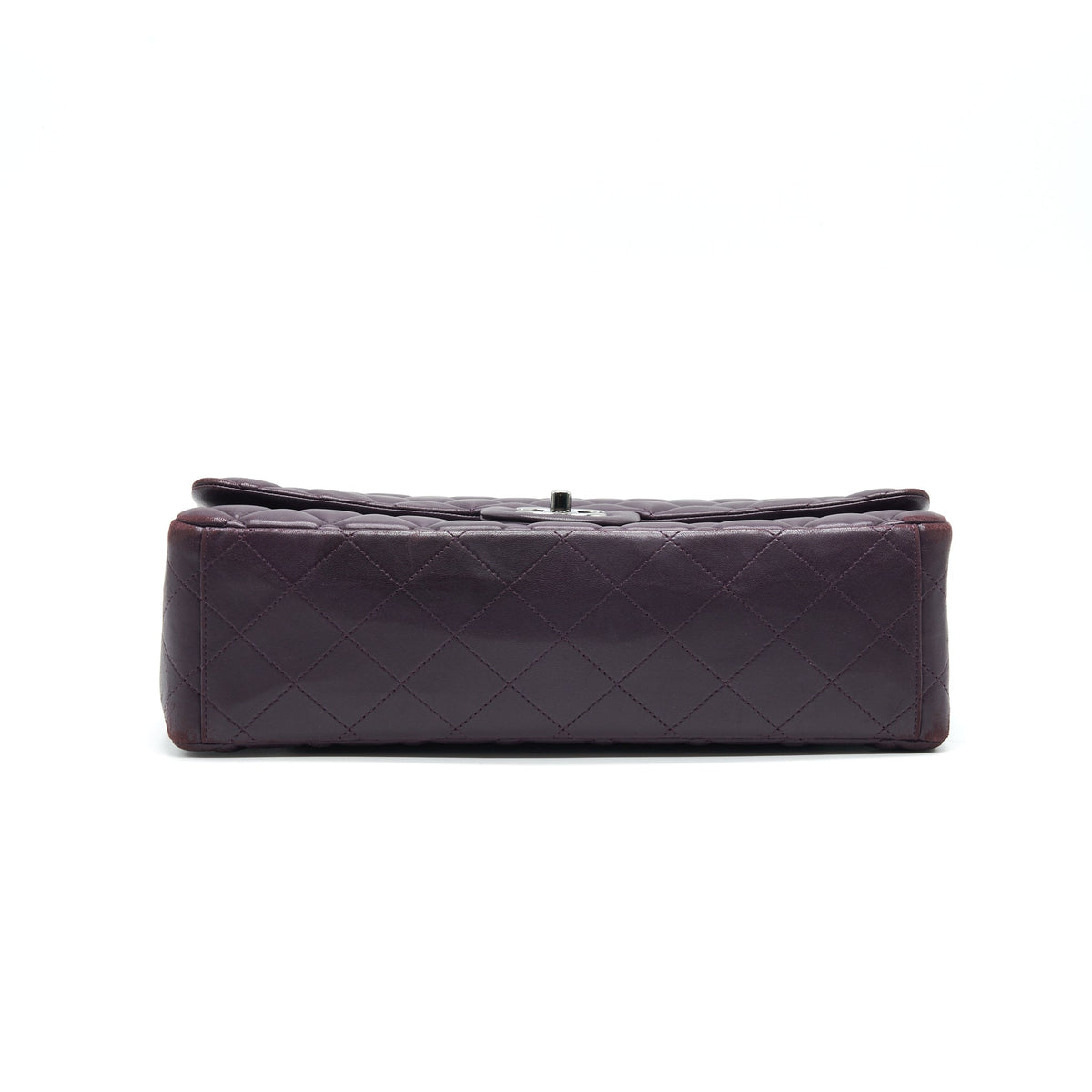 chanel-maxi-double-flap-bag-lambskin-burgundy-shw