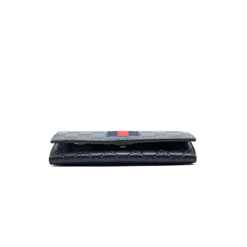 gucci-mens-signature-web-leather-long-wallet-in-dark-navy-1