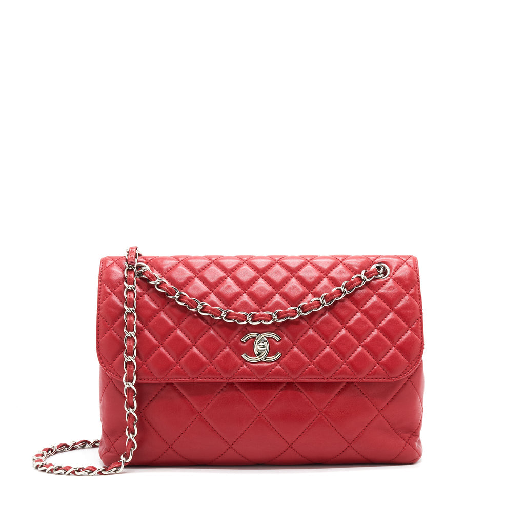 chanel-quilted-large-flap-leather-bag-with-chain-red-shw
