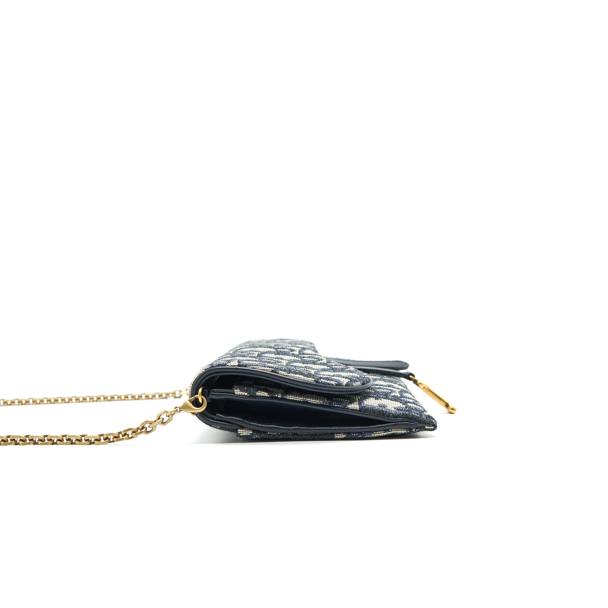 dior-oblique-jacquard-saddle-wallet-with-chain