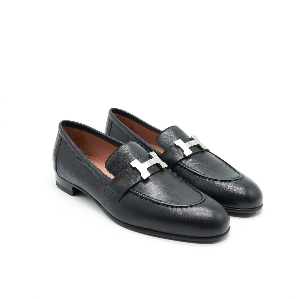 hermes-size-36-paris-loafer-black-shw