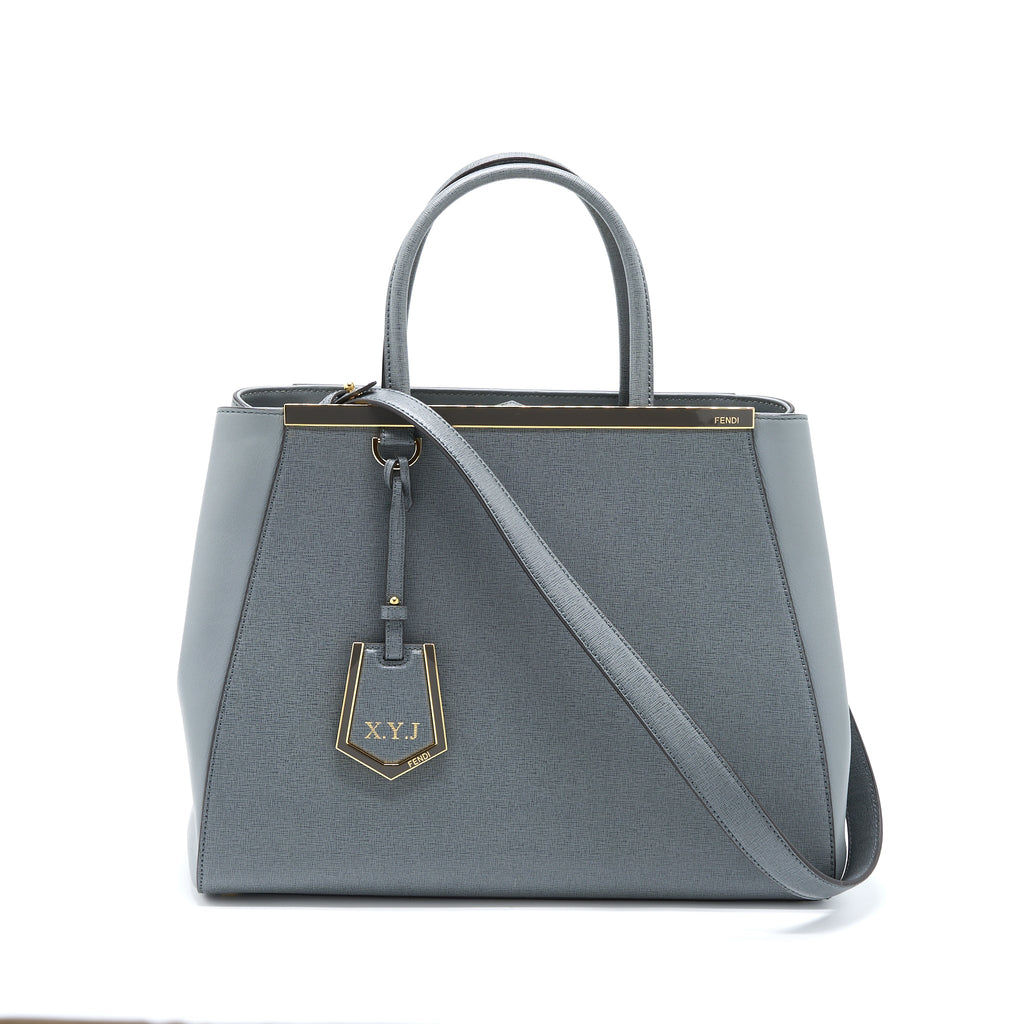 fendi-2-jours-large-bag-leather-grey-ghw