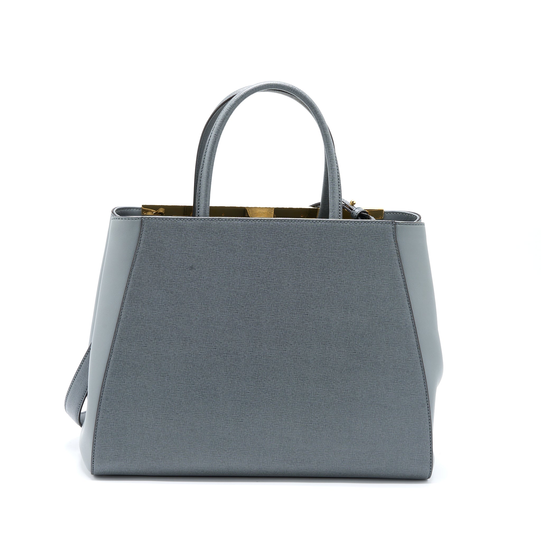 fendi-2-jours-large-bag-leather-grey-ghw