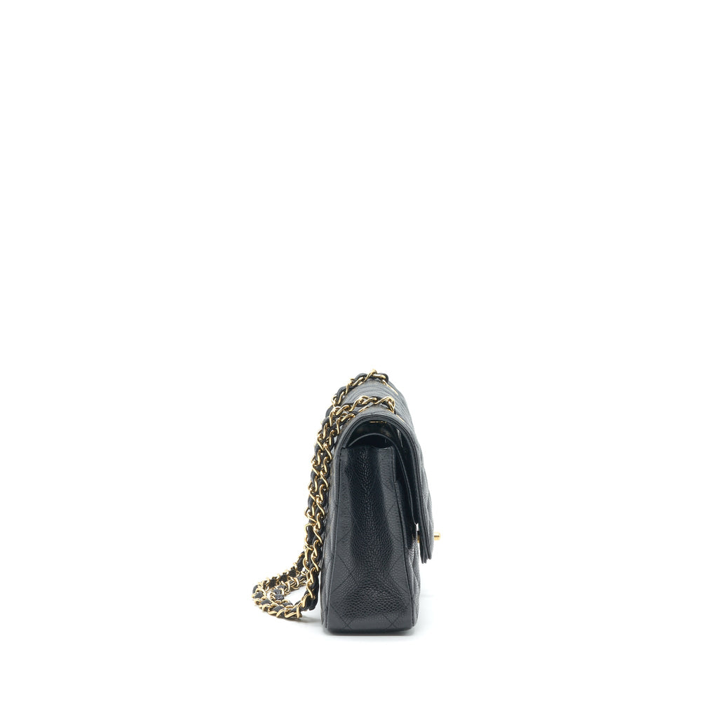 chanel-classic-double-flap-medium-25cm-caviar-black-ghw