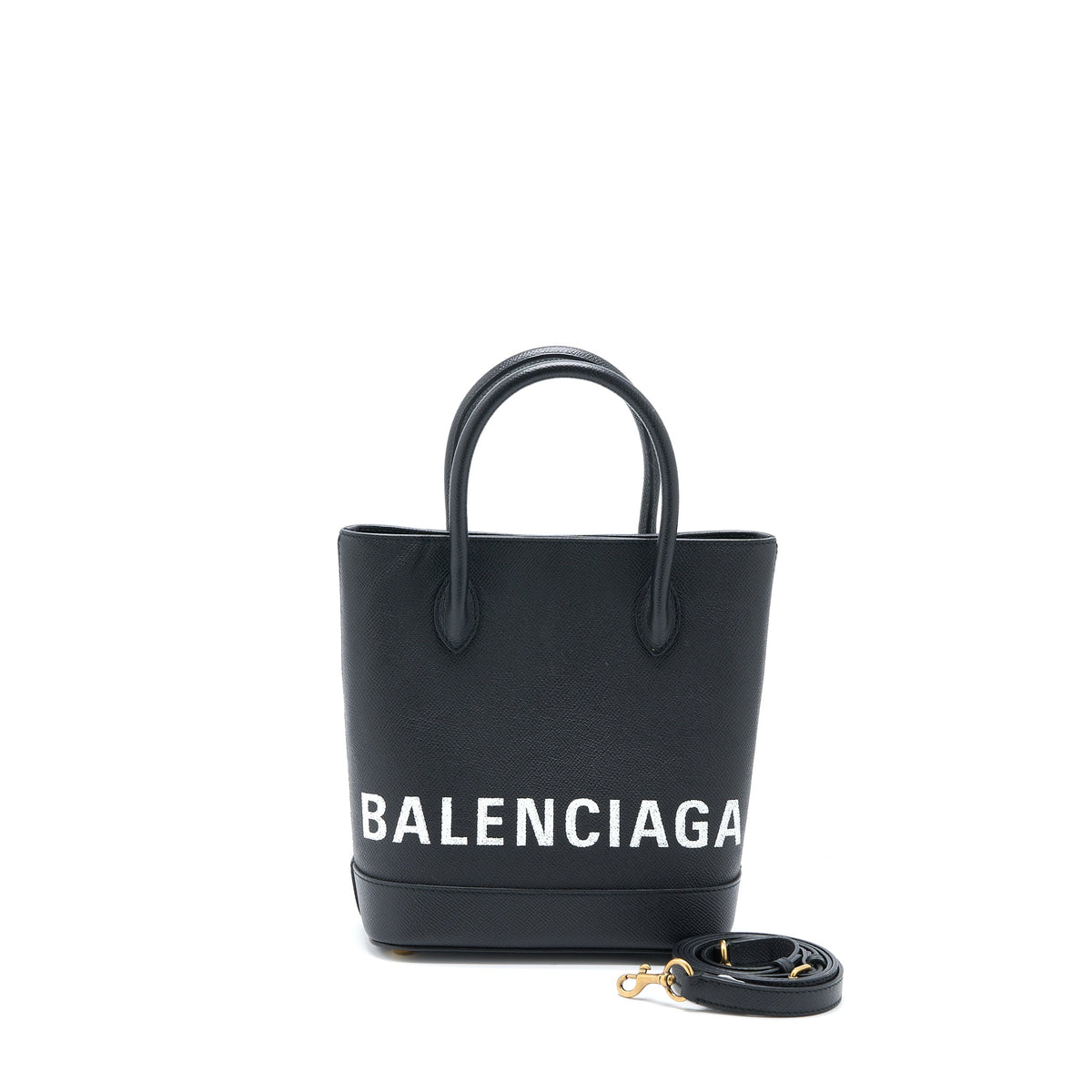 balenciaga-tote-bag-calfskin-black-ghw