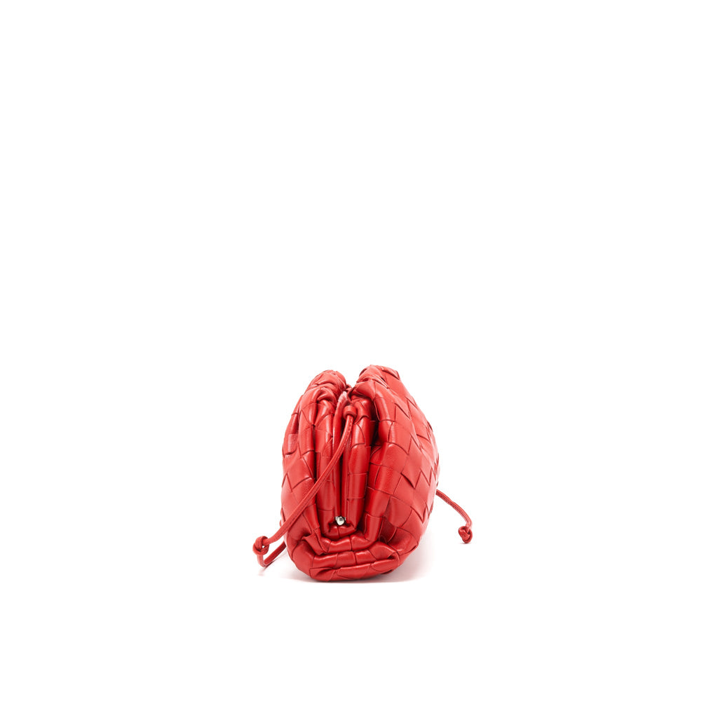 botteg-veneta-mini-pouch-red