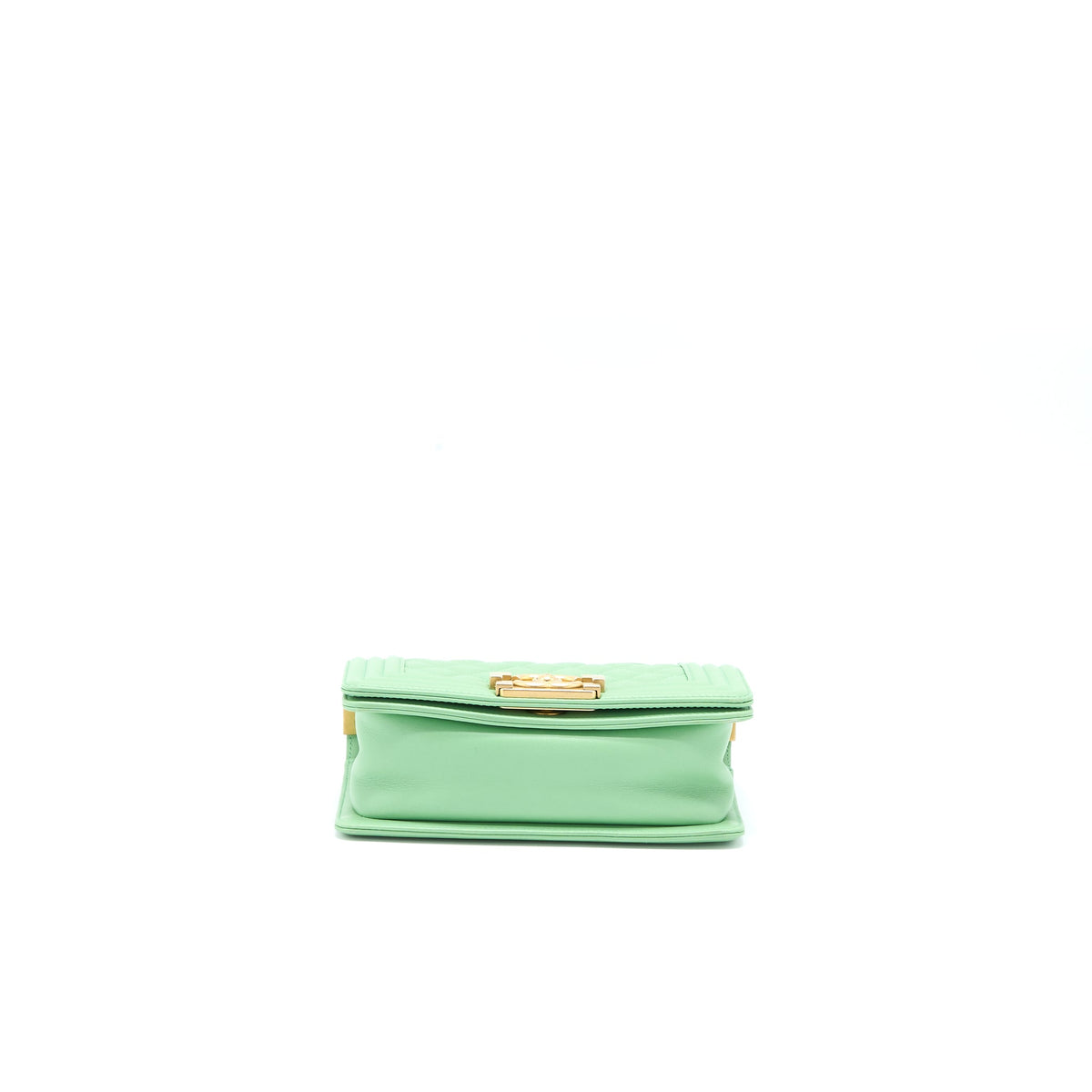 chanel-small-boy-bag-lambskin-green-ghw