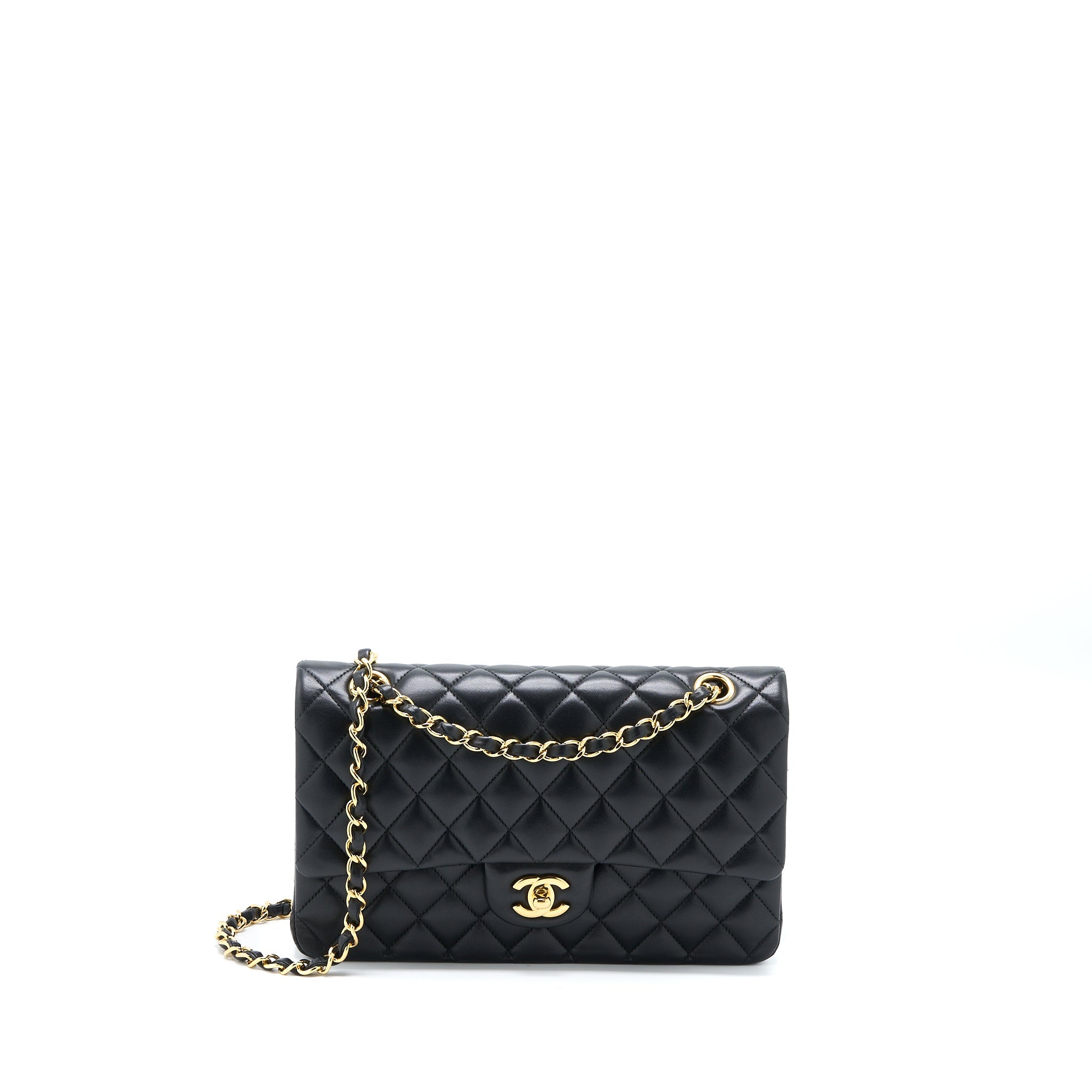 chanel-medium-classic-double-flap-bag-lambskin-black-ghw-2