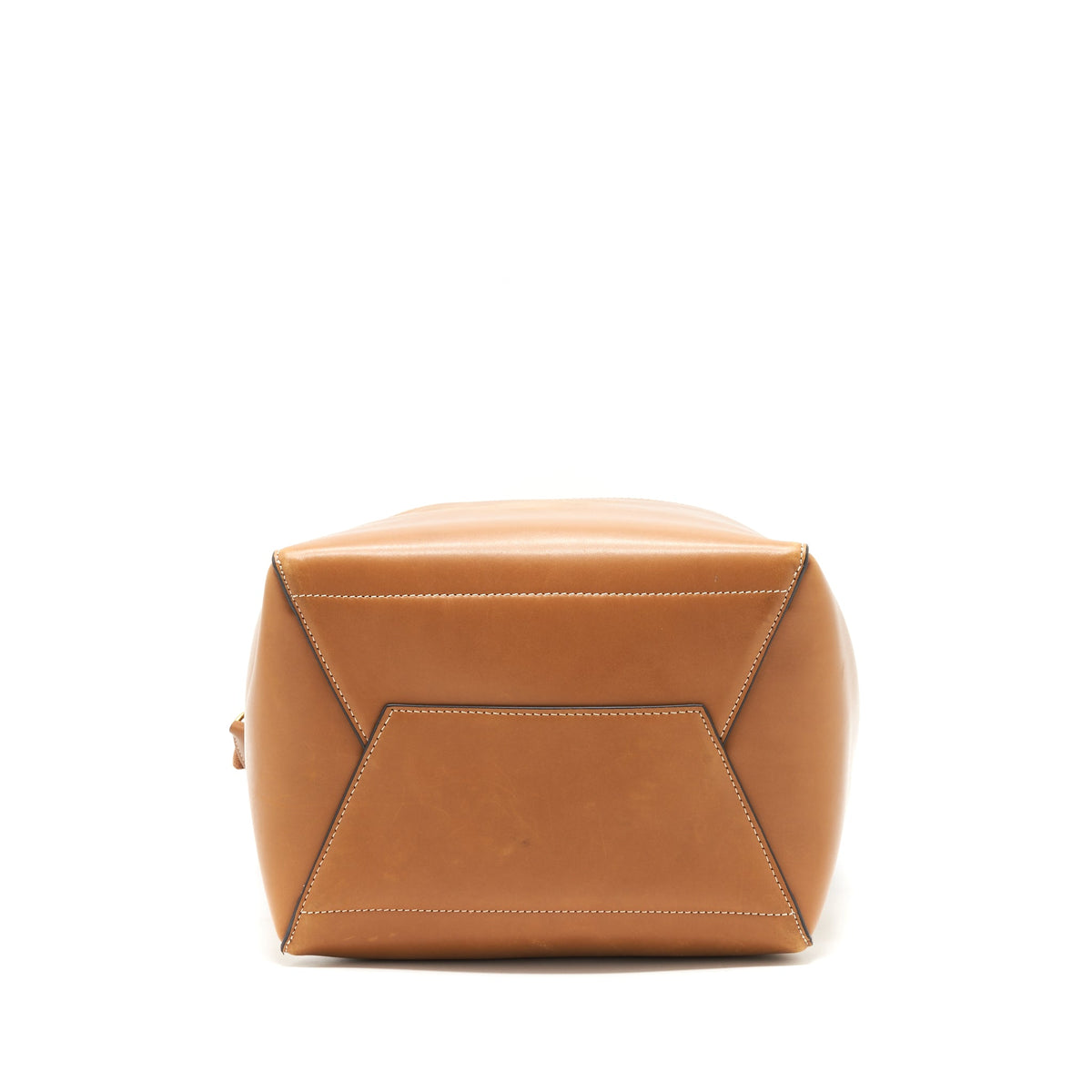 celine-sangle-bucket-bag-brown-ghw