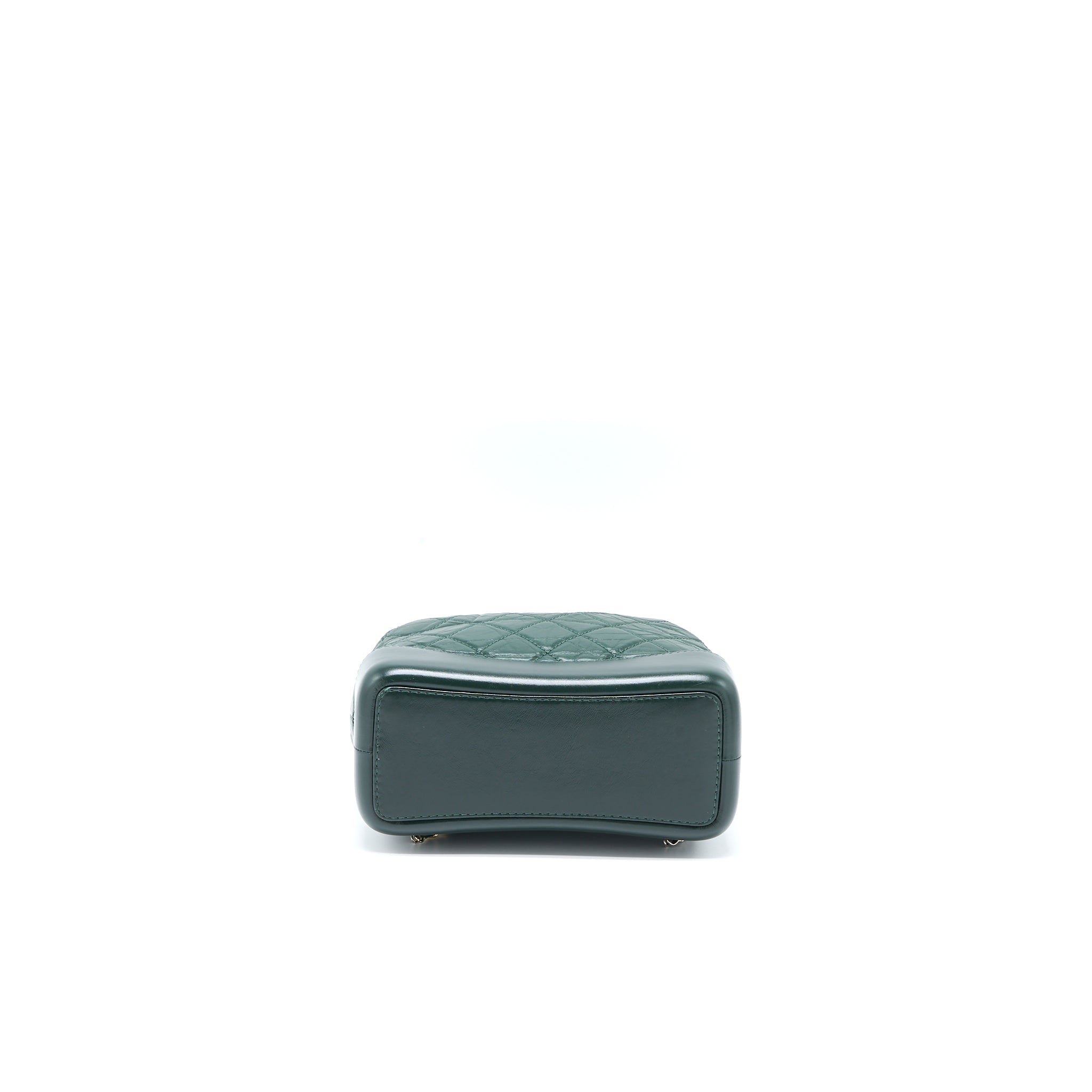 chanel-small-gabrielle-backpack-dark-green-multicolour-hardware