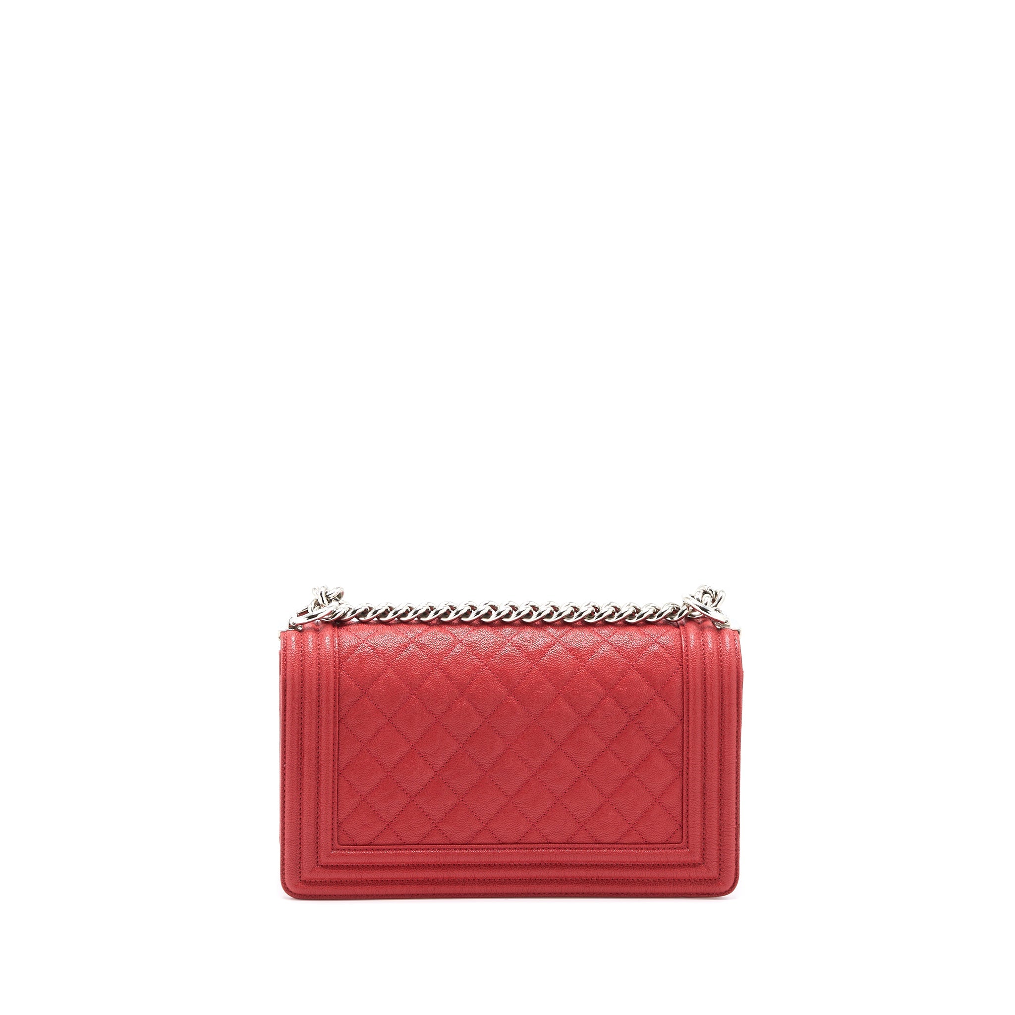 chanel-medium-boy-bag-grained-calfskin-red-shw