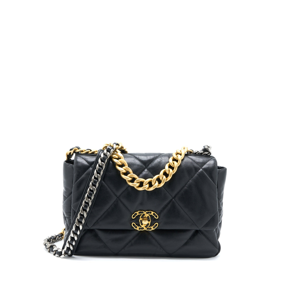 chanel-medium-19-bag-goatskin-black-multicolour-hardware-2