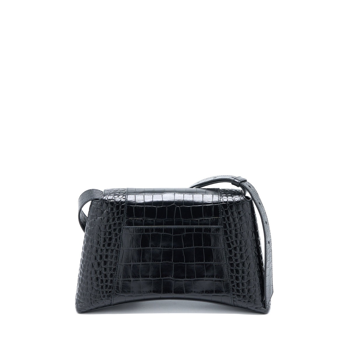 balenciaga-downtown-medium-shoulder-bag-croc-embossed-leather-black-with-black-hardware