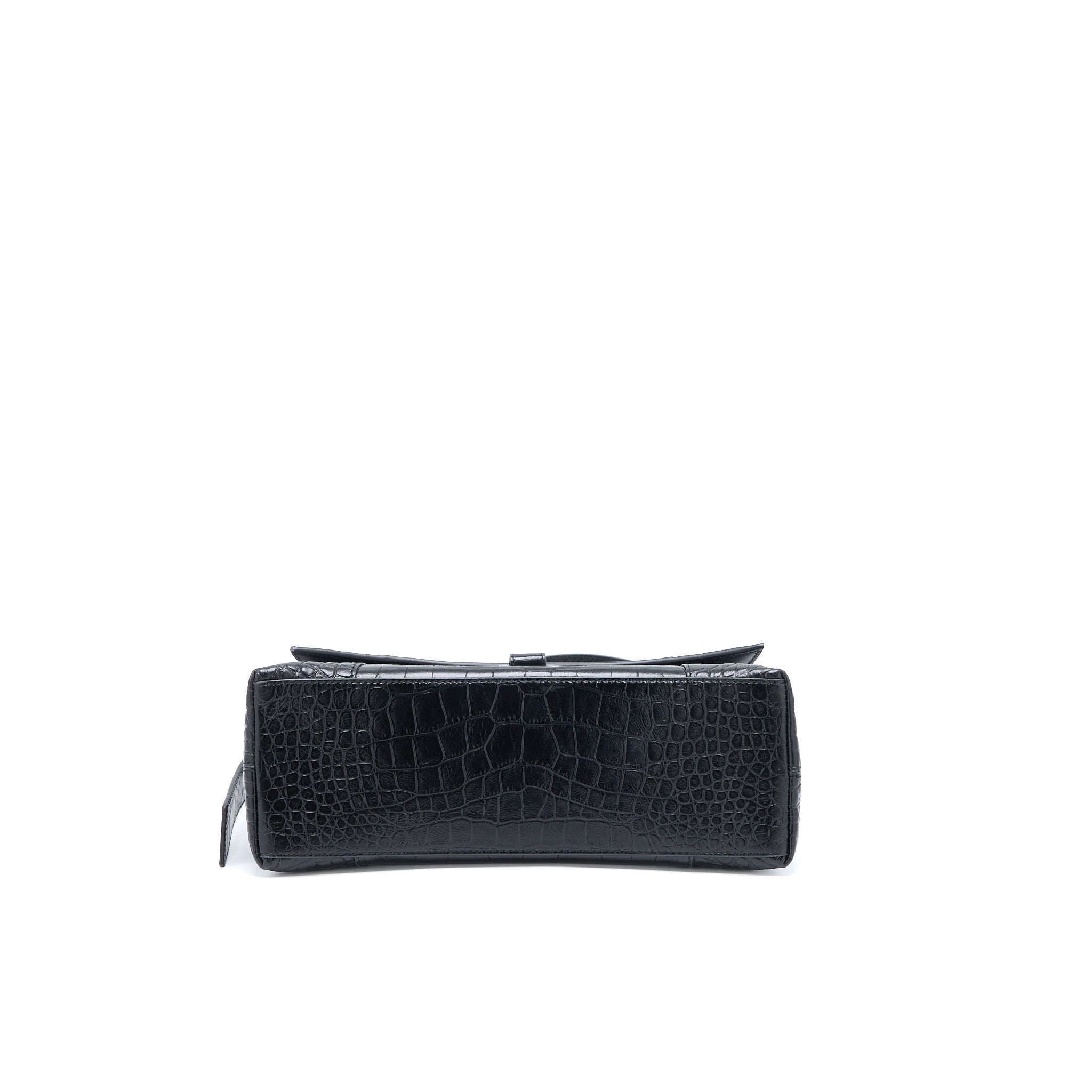 balenciaga-downtown-medium-shoulder-bag-croc-embossed-leather-black-with-black-hardware