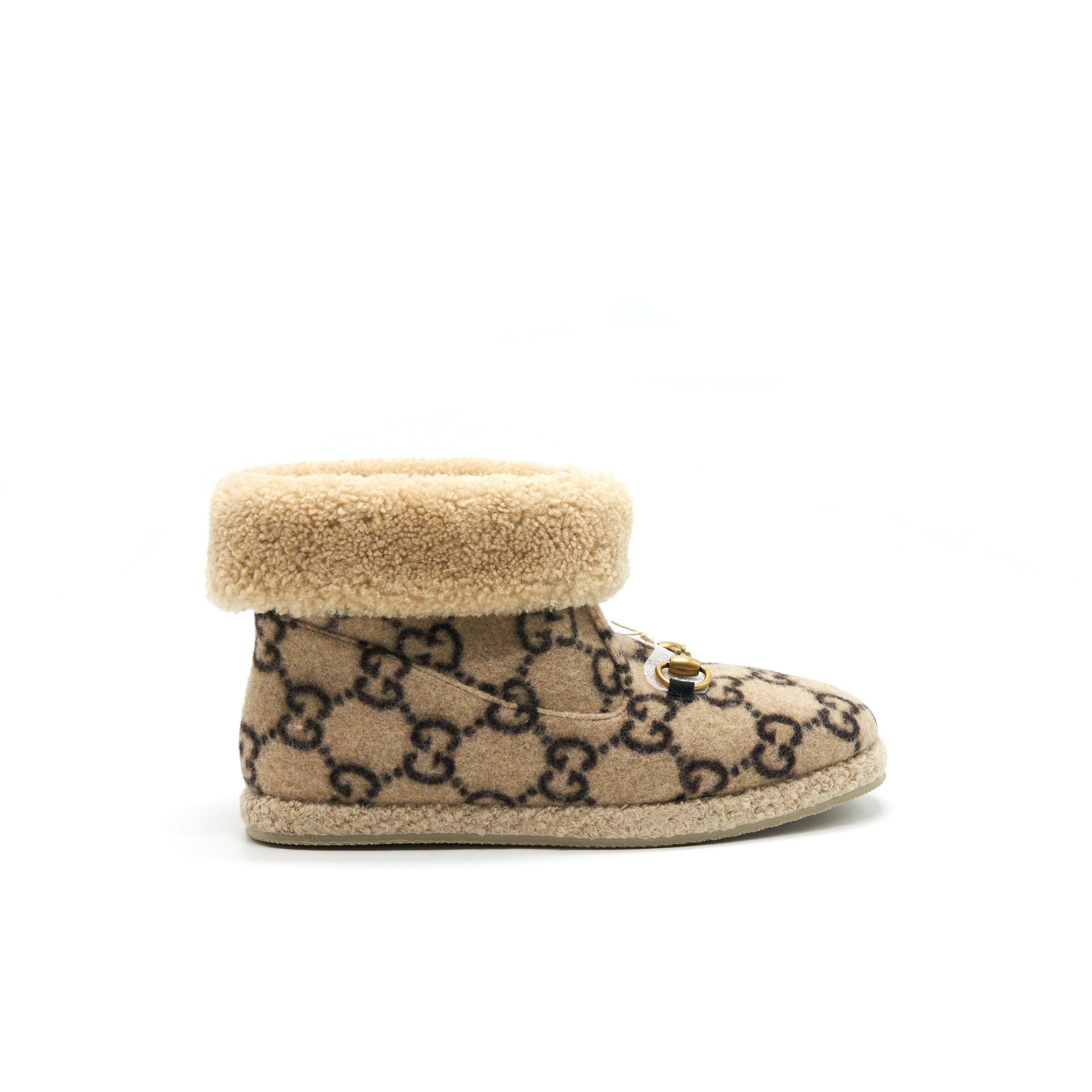 gucci-size-39-gg-wool-ankle-boots-beige