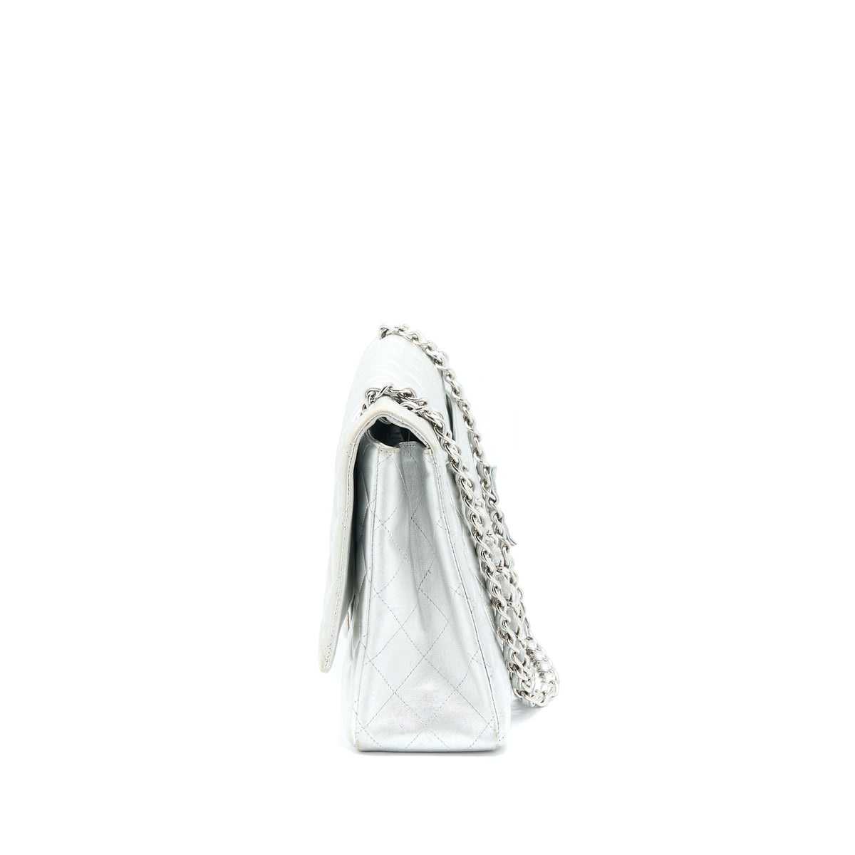 chanel-maxi-classic-single-flap-bag-lambskin-silver-shw