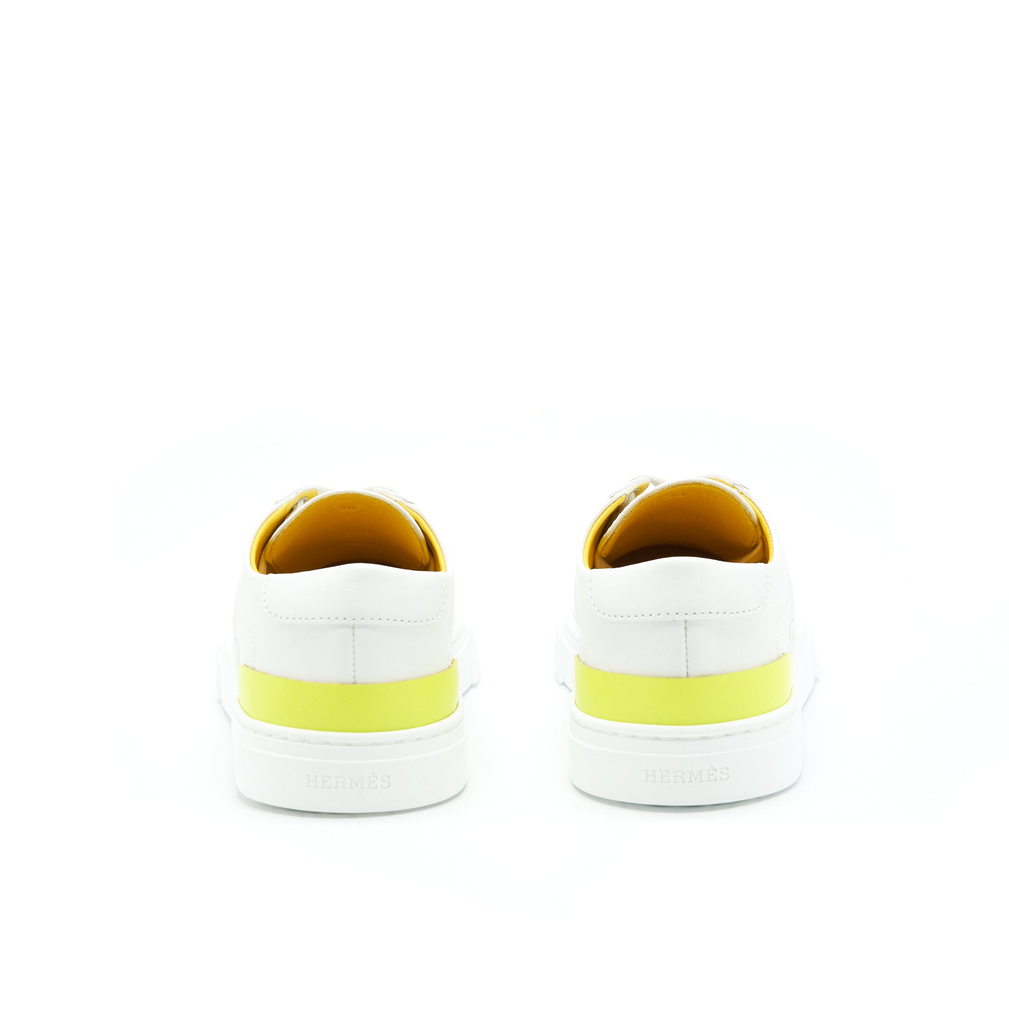 hermes-size-36-deep-sneaker-blanc-lime