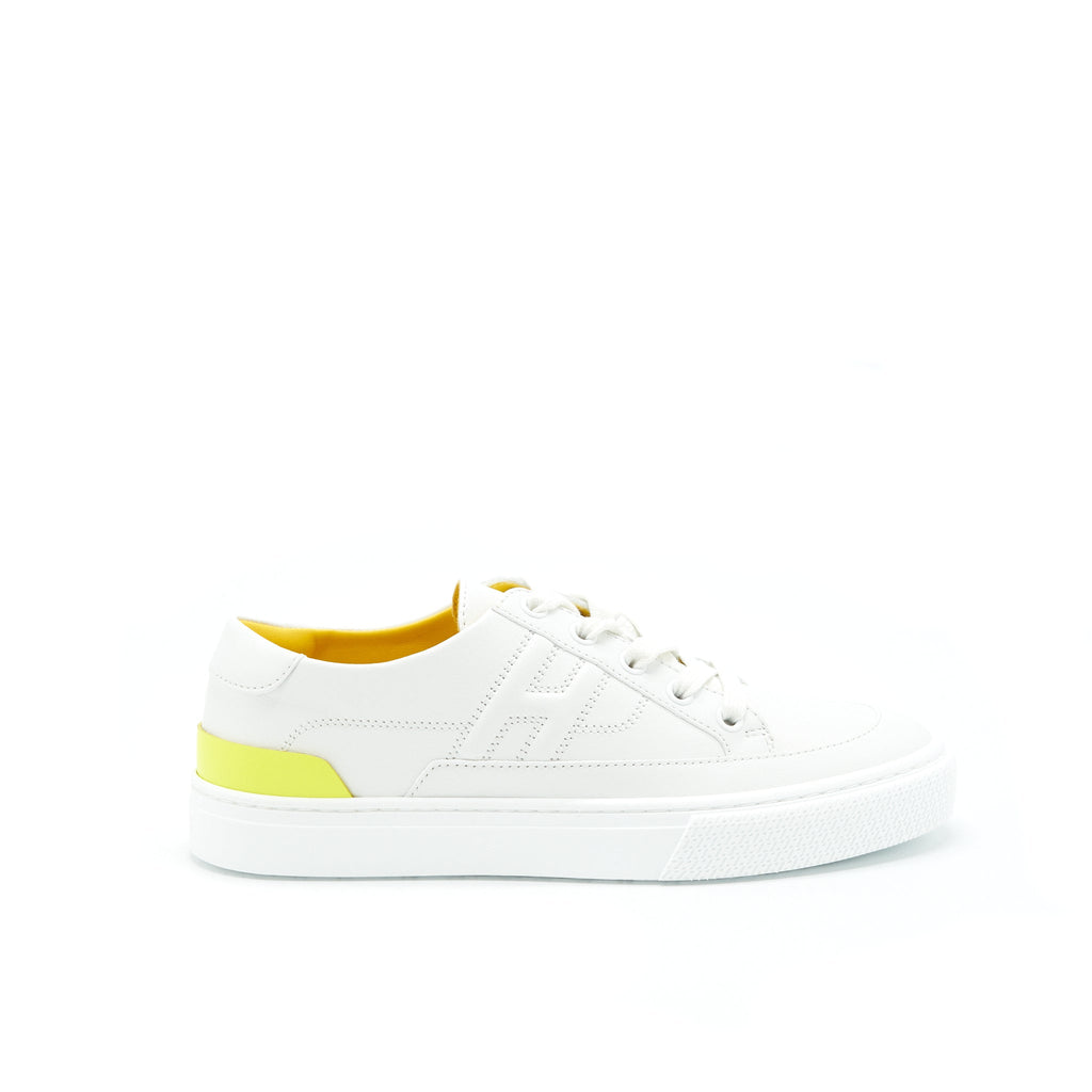 hermes-size-36-deep-sneaker-blanc-lime