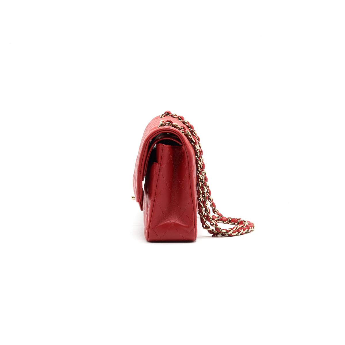 chanel-medium-classic-double-flap-bag-red-lghw-serial29